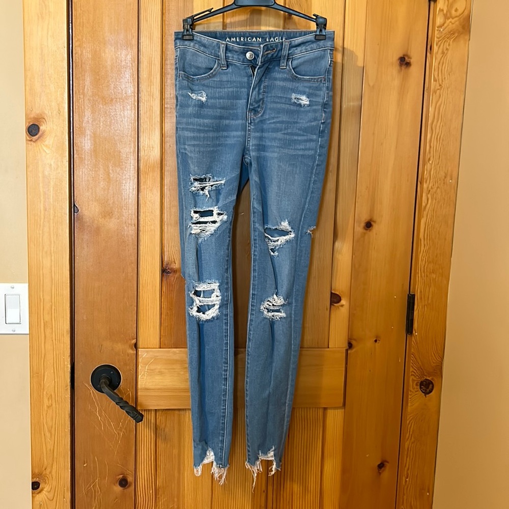 American Eagle size 0 Hi-Rise Jegging/Jean 💙